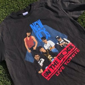 Vintage 1990 DEADSTOCK New Kids on the Block Tee